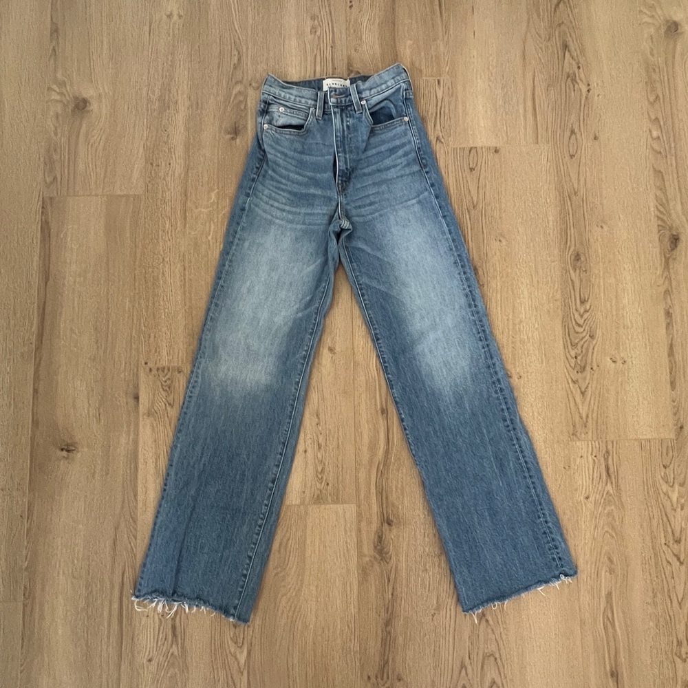Wide Leg SLVRLAKE Jeans Grace? Raw Hem
